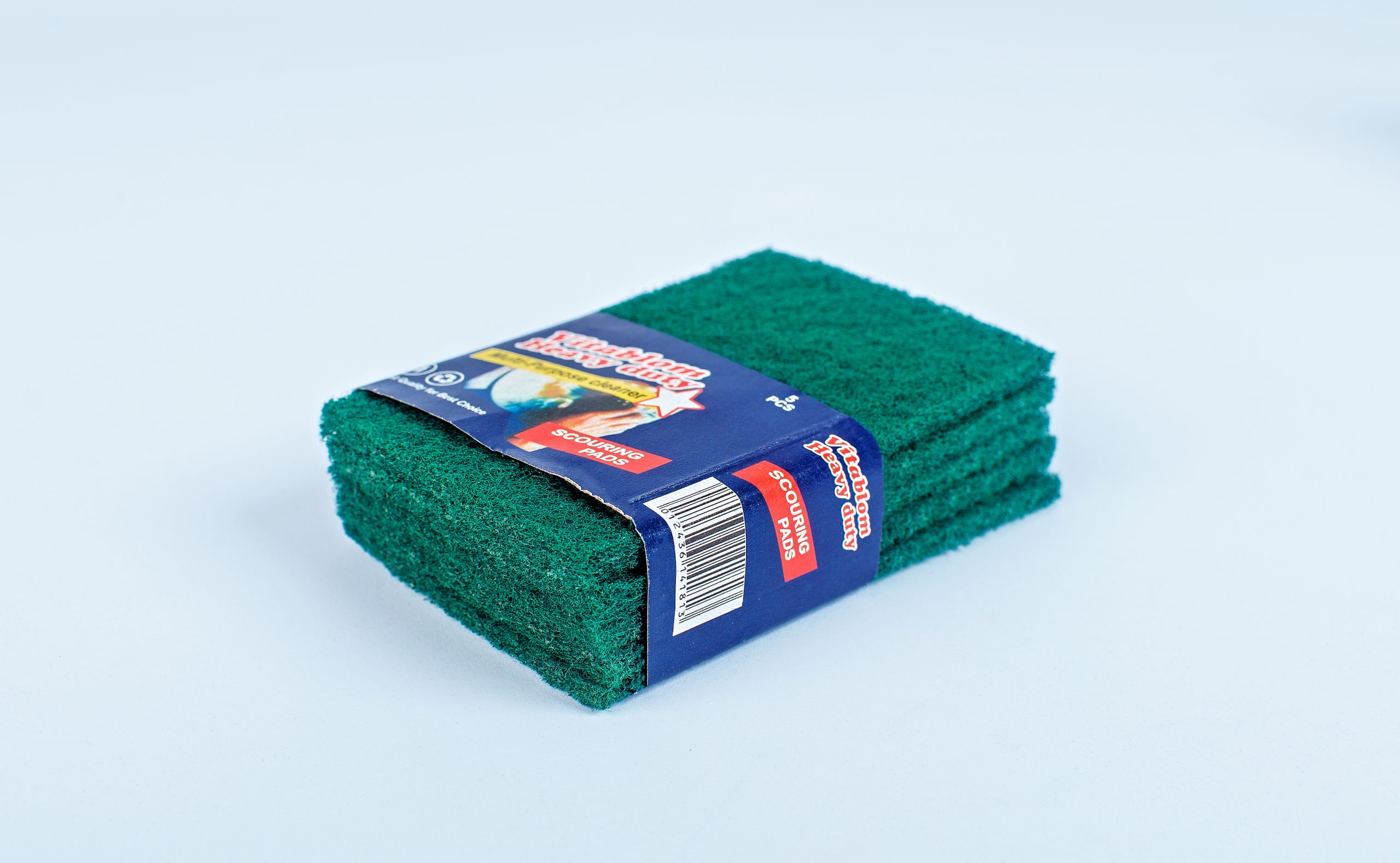Green Sponge Scourer (By 5)